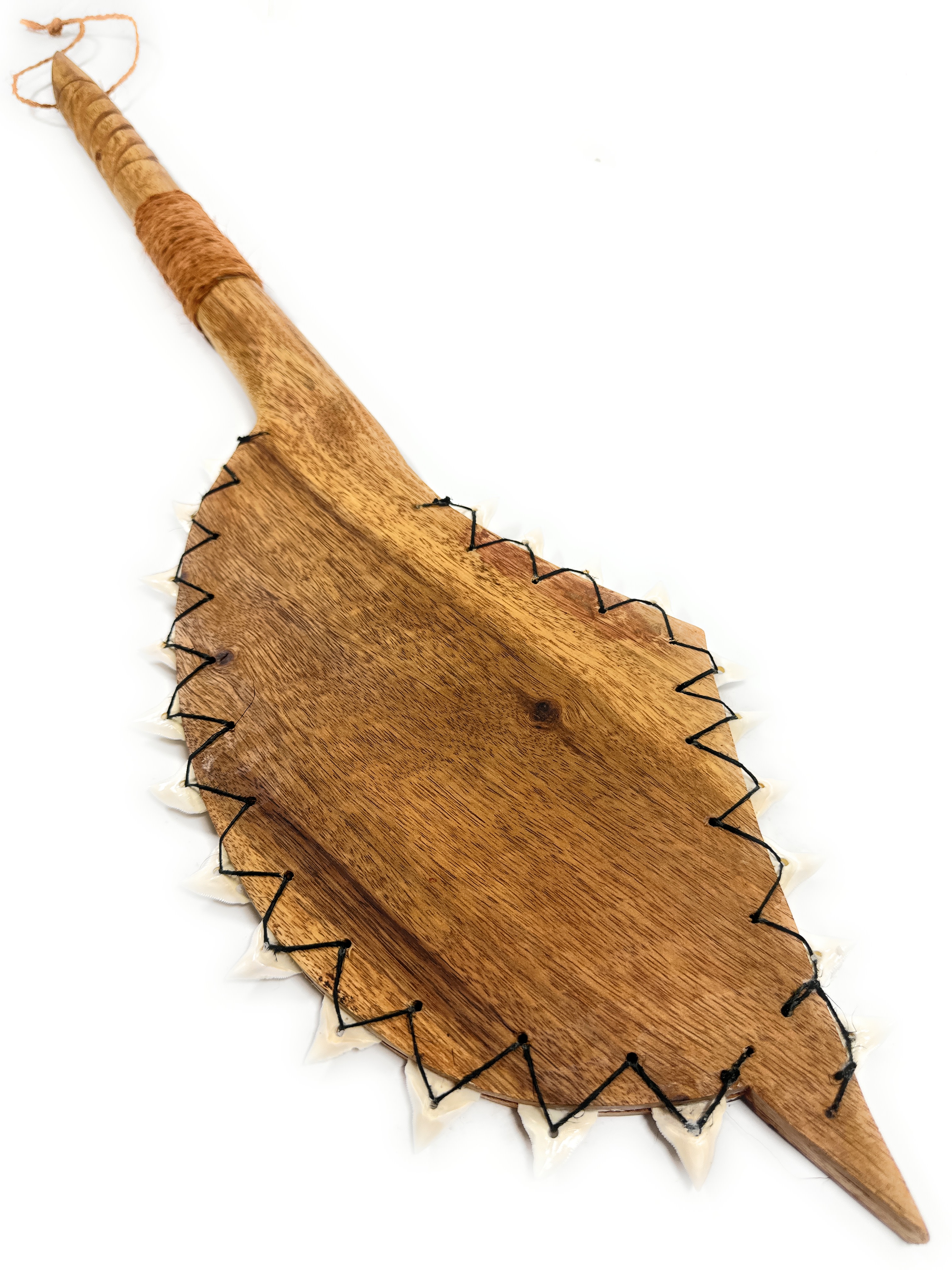 Intimidating Decorative Fijian Club 32 inch with 22 Teeth | #bla606580st1 Intimidating Decorative Fijian Club 32 inch with 22 Teeth | #bla606580st1